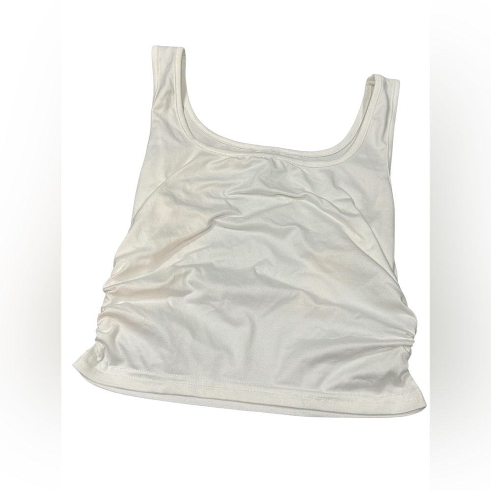 ✨ 5/$30 ✨ SHEIN White Cropped‎ Tank Top